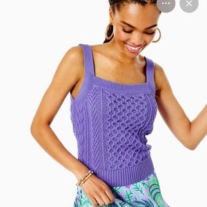 NWT Lilly Pulitzer, Evane Sweater Tank, XL